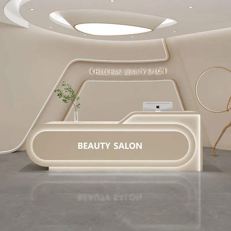 Beauty Makeup Institute - Checkout counter beautician reception counter for