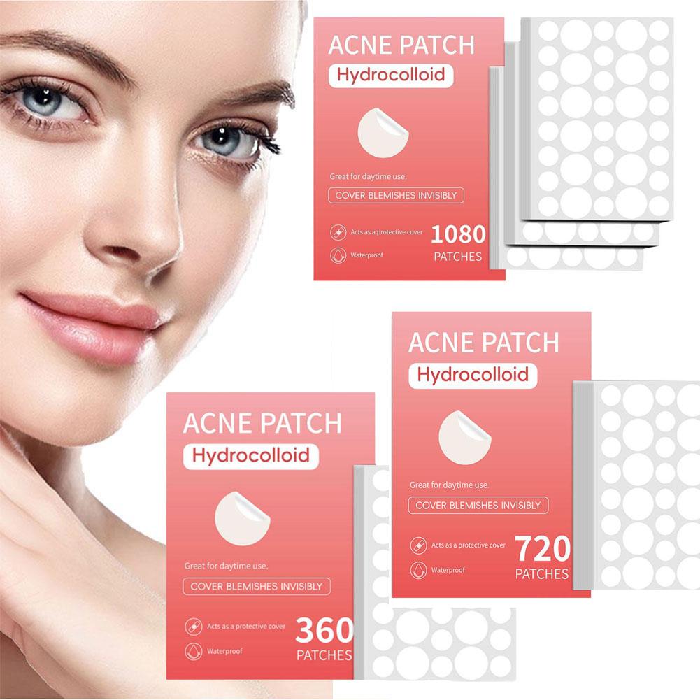 Beauty Makeup Face - 360/720/1080 Counts Hydrocolloid Invisible Pimple Patch
