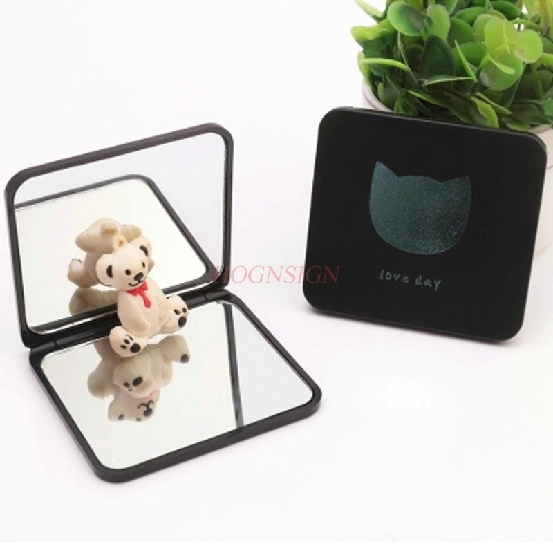 Small Mirror Portable Double S - Beauty Love Makeup review and price