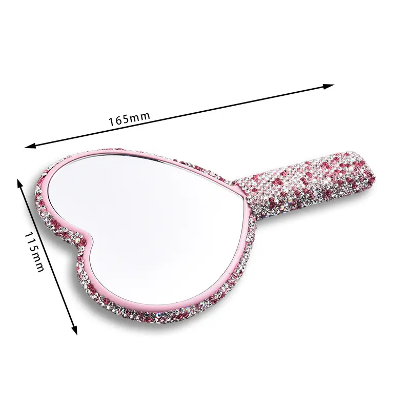 Diamond Handheld Makeup Mirror - Beauty Love Makeup review and price
