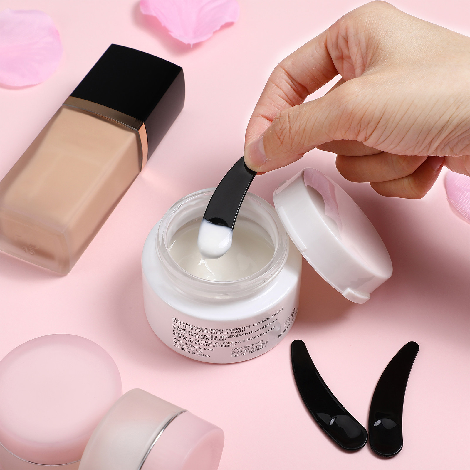 50Pcs Skincare Spatulas Face C - Beauty Makeup Face review and price