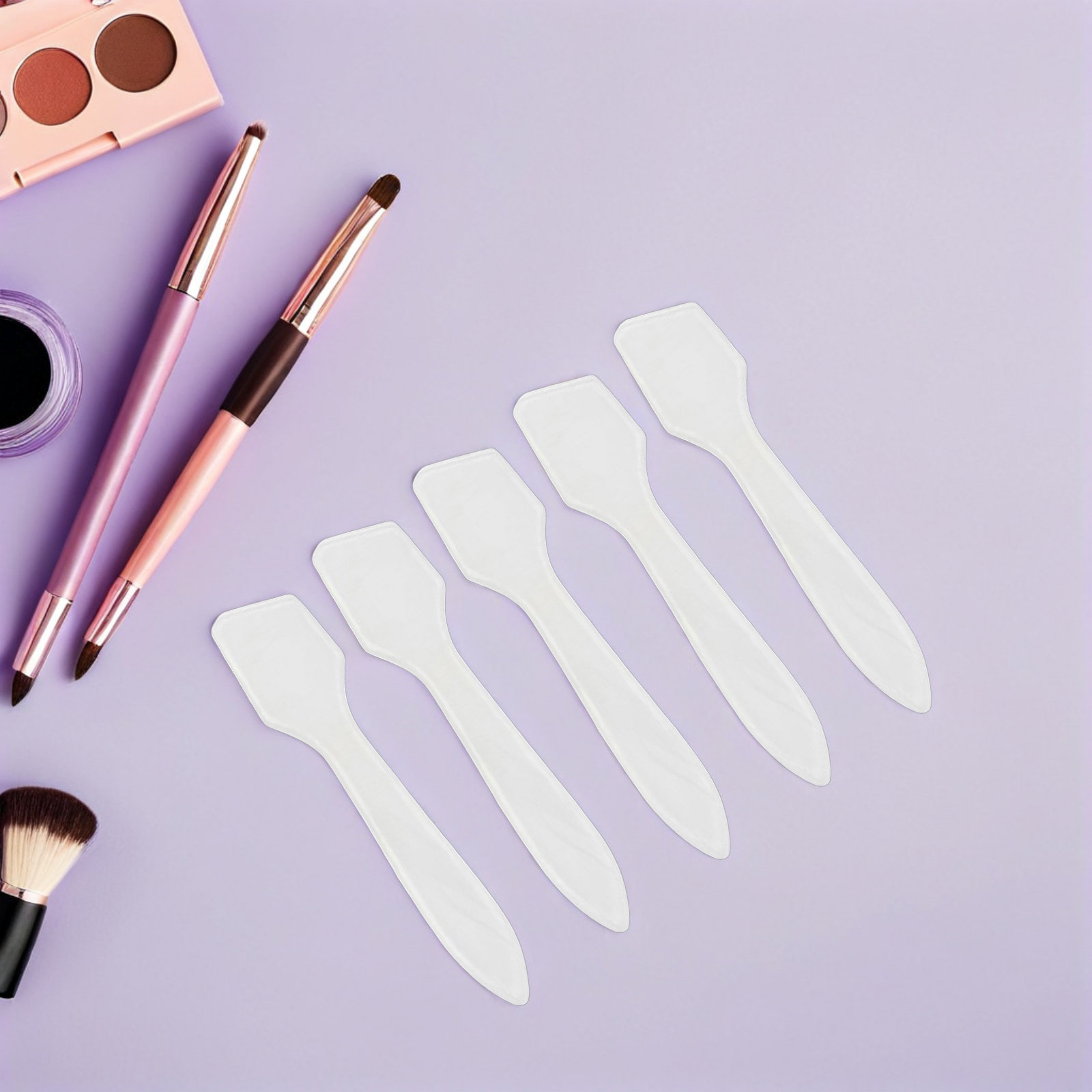 50Pcs Makeup Spatula Plastic S - Beauty Makeup Face review and price