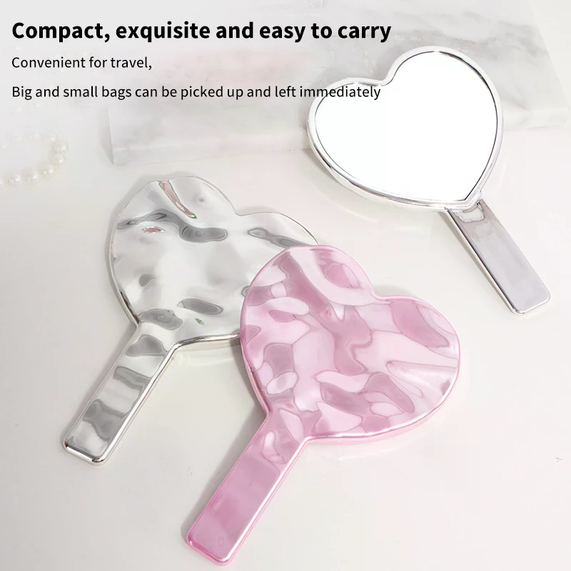 1Pcs Handheld Makeup Mirror Lo - Beauty Love Makeup review and price