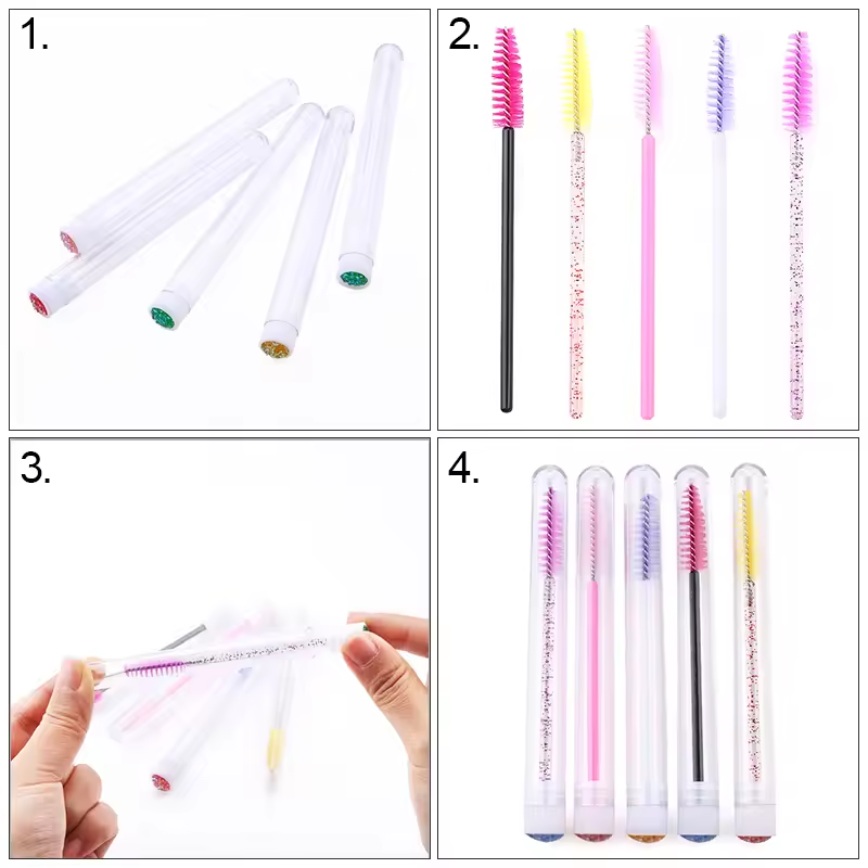Eyelash Brush Tube With Eyebro - Beauty Makeup Supply review and price