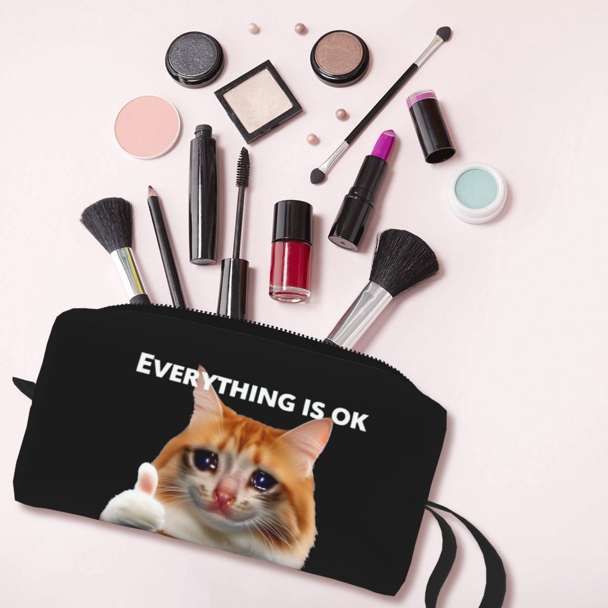Everything's Ok Crying Cat Mem - Beauty Makeup Ok review and price