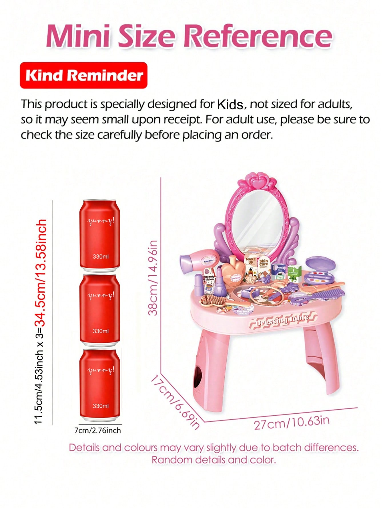 Kids Princess Vanity Dressing  - Beauty Makeup Kids review and price