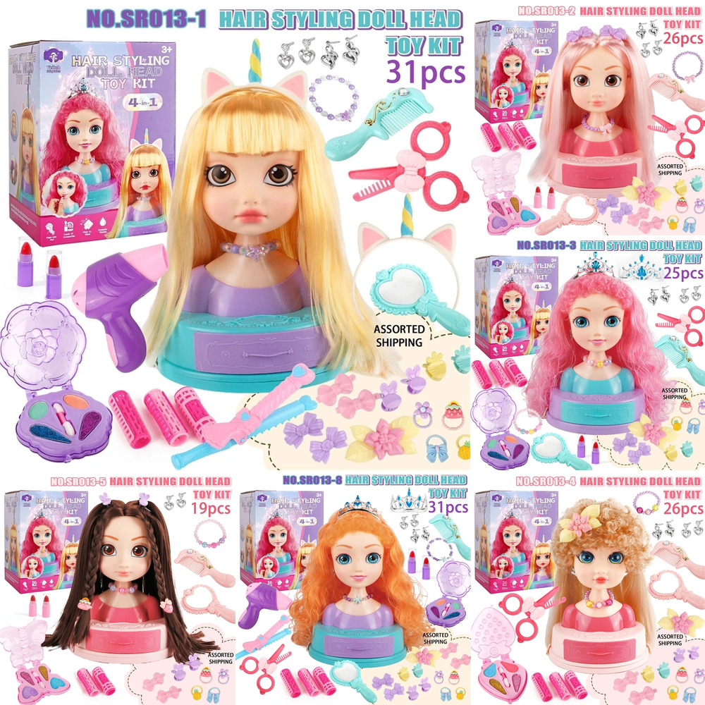 Hair Styling Doll Head Makeup  - Beauty Makeup Kids review and price