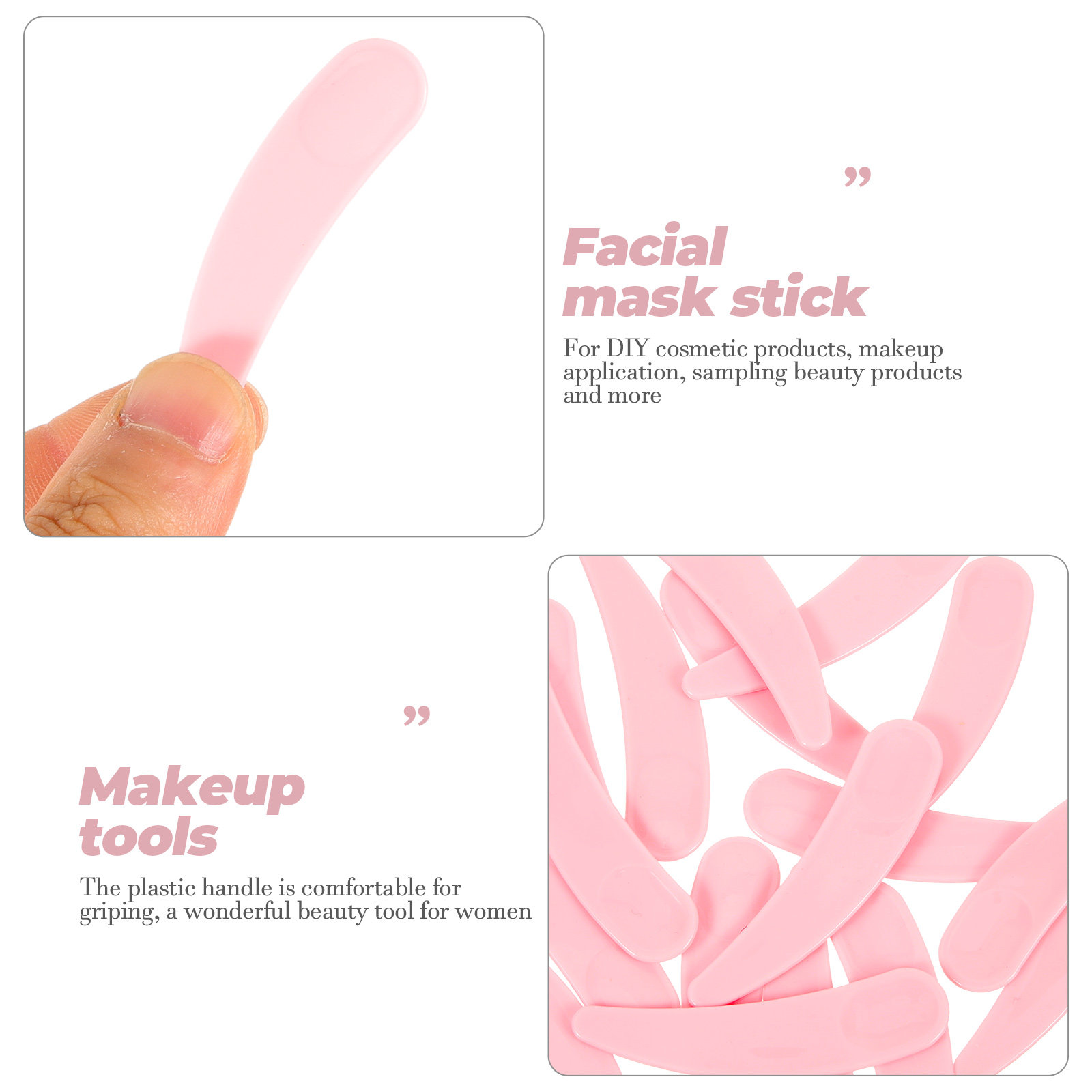 50Pcs Makeup Spoon Facial Plas - Beauty Makeup Face review and price