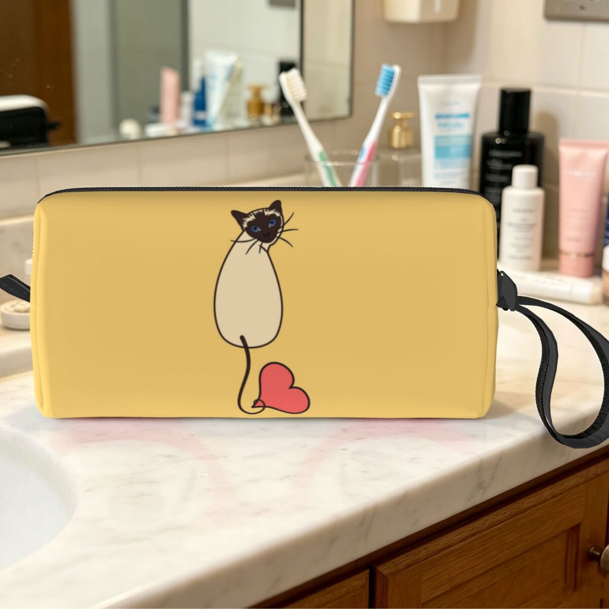 Love Siamese Cat-Yellow Makeup - Beauty Love Makeup review and price