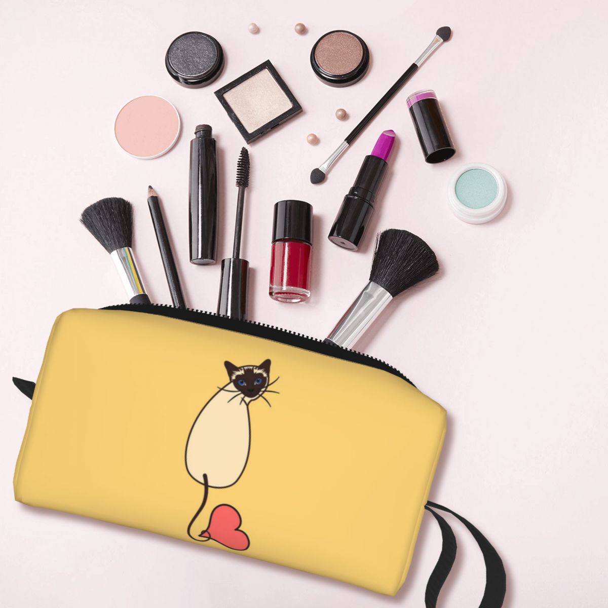 Love Siamese Cat-Yellow Makeup - Beauty Love Makeup review and price